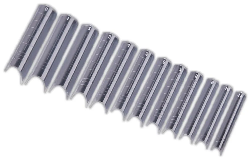 фото U-образные верхние формы для арочных ногтей 120шт