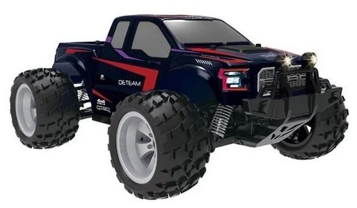 Радиоуправляемый монстр Double Eagle Ford F-150 Raptor (черный) 1:18 4WD 2.4G RTR