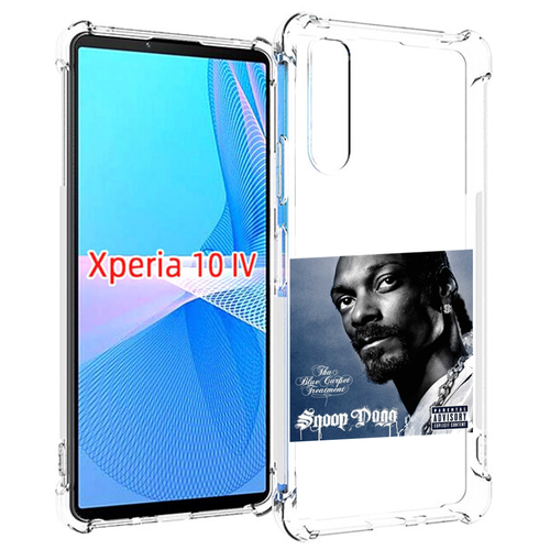 Чехол MyPads Snoop Dogg THA BLUE CARPET TREATMENT для Sony Xperia 10 IV (10-4) задняя-панель-накладка-бампер чехол mypads snoop dogg bush для sony xperia 10 iv 10 4 задняя панель накладка бампер