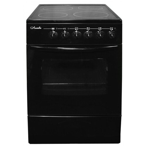 Плита стеклокерамическая лысьва EF4011MK00 чёрный без крышки 2434300₽