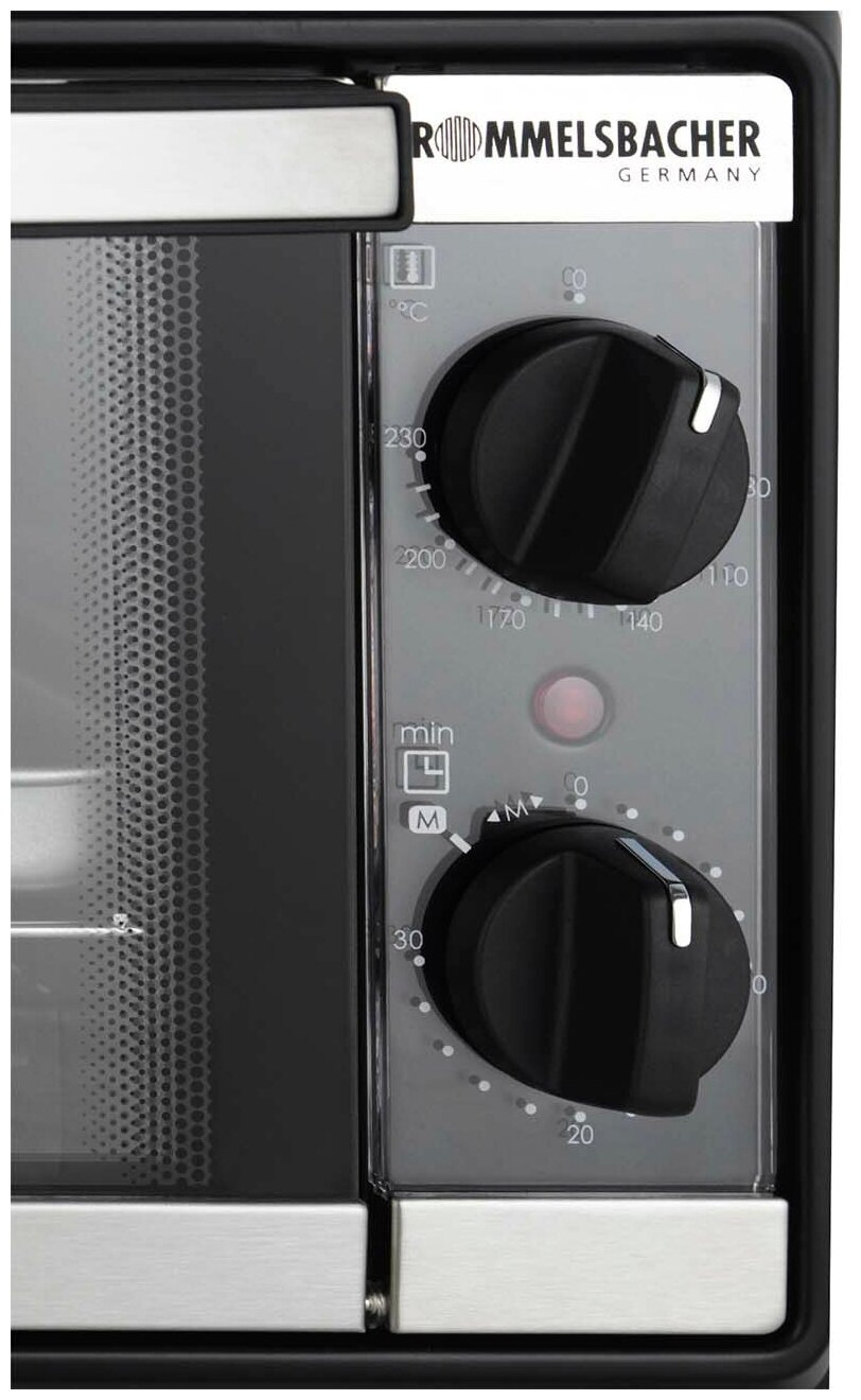 Электрическая минипечь Rommelsbacher BG 950 (Black) - фото №15