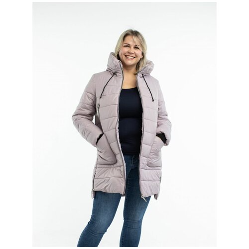 фото Куртка дюто, размер 54, розовый