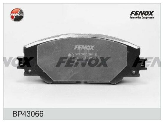 Fenox колодки тормозные дисковые toyota rav4 iii 08-, rav4 iv 12- bp43066