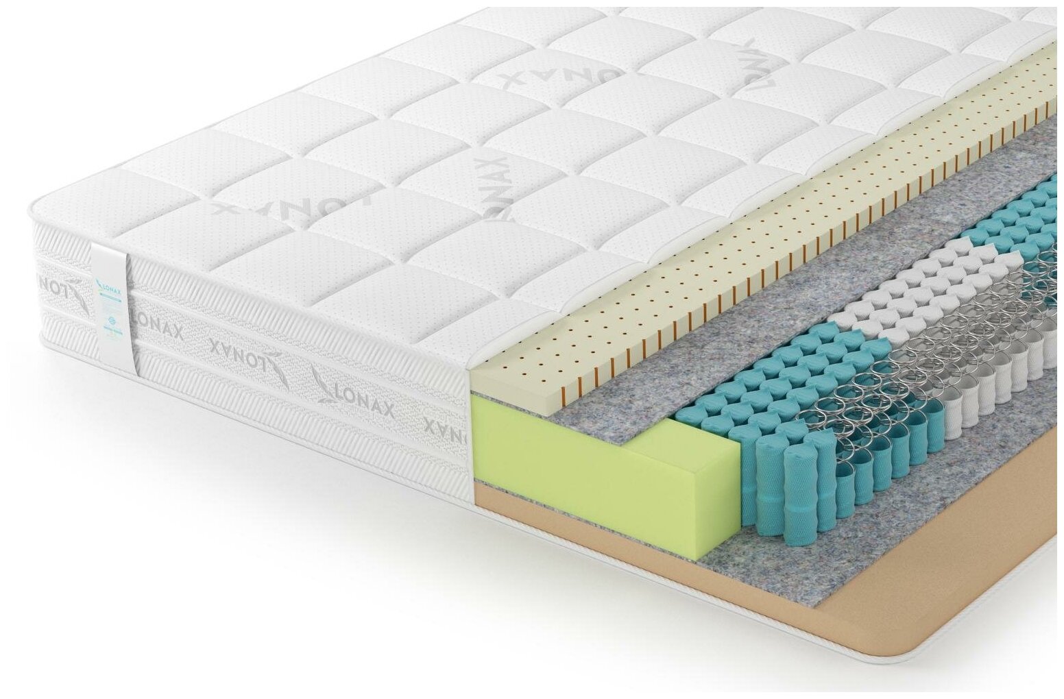 Матрас Lonax Memory Latex S1000 5 Zone 60x145