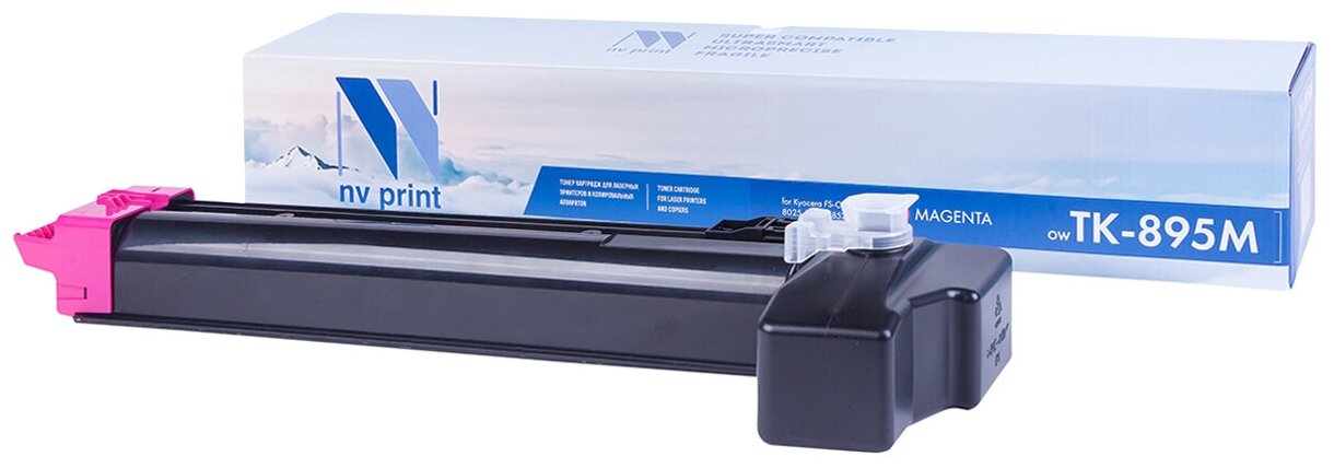 Картридж NVP совместимый NV-TK-895 Magenta для Kyocera FS-C8020MFP/ FS-C8025MFP/ FS-C8520MFP/ FS-C8525MFP (6000k)