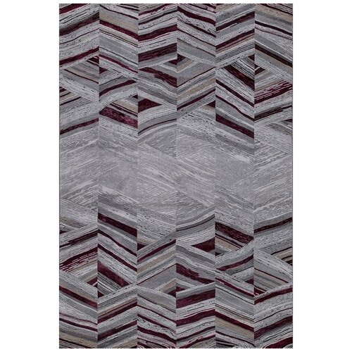 Ковер 33377 - 950 GREY / PURPLE - Прямоугольник - коллекция GRAND 0.80x1.50