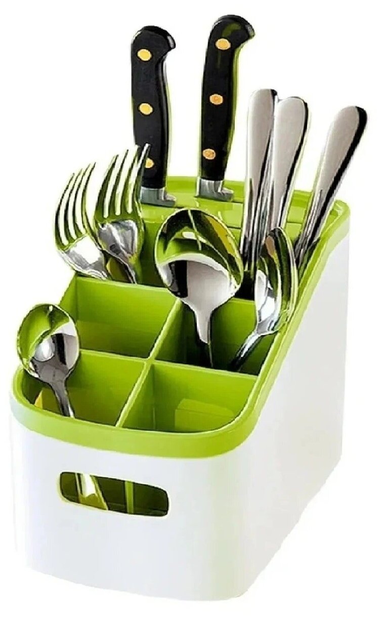фото Органайзер для хранения хранение столовых приборов / Сушка кухонных принадлежностей / ножеточка точилка под кухонный нож