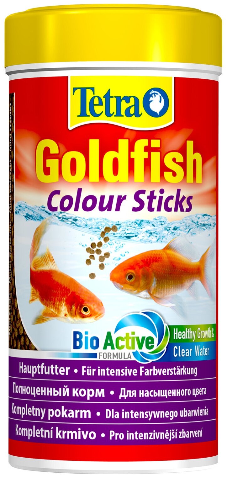 TetraGoldfish Colour Sticks корм в палочках для улучшения окраса золотых рыбок 250 мл . - фотография № 12