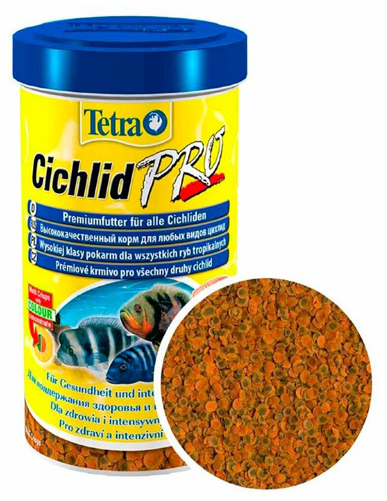 Корм для рыб Tetra Cichlid Crisps 500мл чипсы - фотография № 10