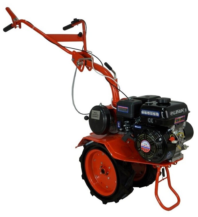 фото Мотоблок бензиновый Агат Л7 ШЛ (двигатель Lifan 170F, 7л. с, 2 передачи вперед, 1 передача назад, литая шина)