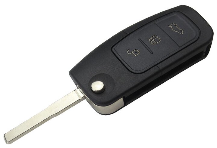 Корпус ключа зажигания Ford с выкидным лезвием HU101 3 кнопки