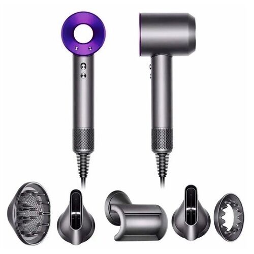 Фен-стайлер Dry Sun для укладки и сушки волос с 5 насадками и ионизацией лилия 417000₽