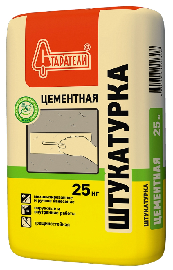 Штукатурка цементная Старатели, 25 кг