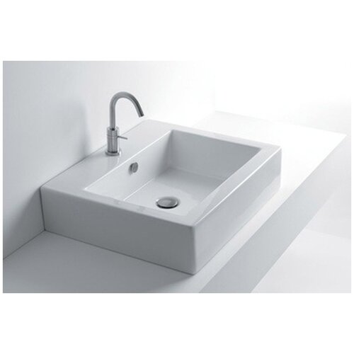 Раковина-AXA-Hox-WS03801F-White-Stone-48x48x14-см-полувстраиваемая