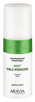 ARAVIA Professional, Охлаждающий тальк-пудра с маслом мяты Mint Talc-Powder, 150 мл