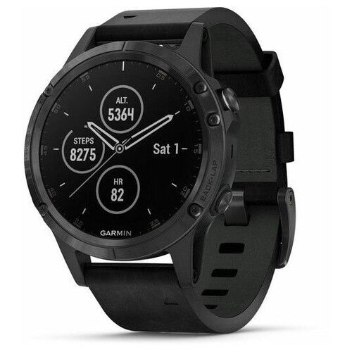 Часы GARMIN Fenix 5S Plus Sapphire BlackBlack Band Часы GARMIN fenix 5S PlusSapphireBlack wBlackBand 010-01987-03 10197400₽