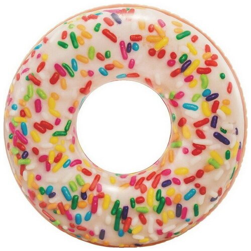 Круг надувной INTEX &quotSprinkle Donut Tube" (Пончик с посыпкой), от 9 лет, 99х25см int56263NP