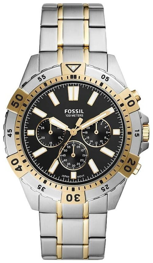 Наручные часы FOSSIL Garrett 57483, черный, серебряный