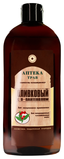 Шампунь-кондиционер Оливковый с Д-пантенолом, 500 г