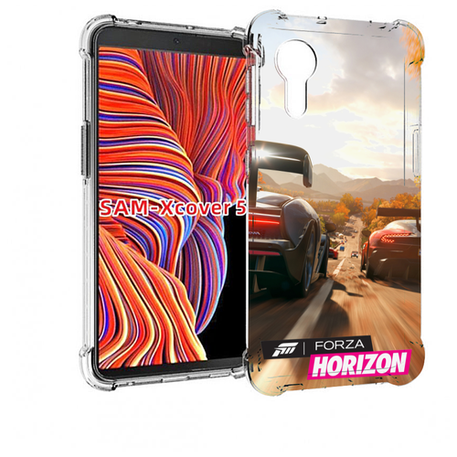 Чехол MyPads Forza Horizon для Samsung Galaxy Xcover 5 задняя-панель-накладка-бампер чехол mypads forza horizon 4 для samsung galaxy xcover 5 задняя панель накладка бампер