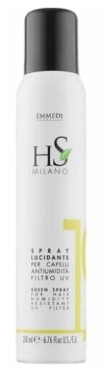 DIKSON Спрей для блеска волос / HS MILANO 19 SPRAY LUCIDANTE 200 мл - фото №4