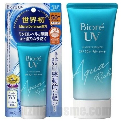 Флюид Biore (Биоре) солнцезащитный uv aqua rich spf50 50г Kao Corporation - фото №14
