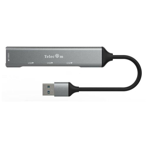 USB HUB USB 3.0 A -> A Telecom TA308U внешний жесткий диск seagate usb 3 0 12 2tb one touch hub 3 5 черный usb 3 0 type c