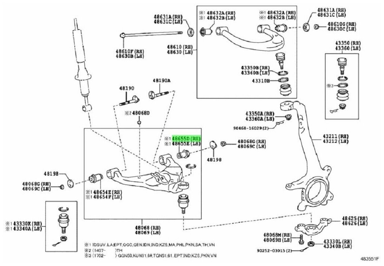 Ремонт передней подвески тойота хайлюкс - фото