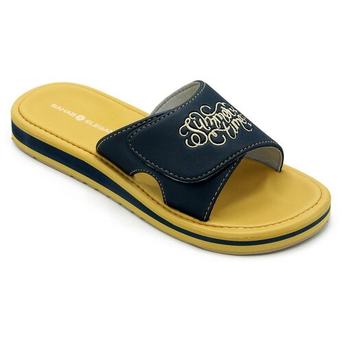 Женские шлепанцы SAHAB S22-060WK темно-синий