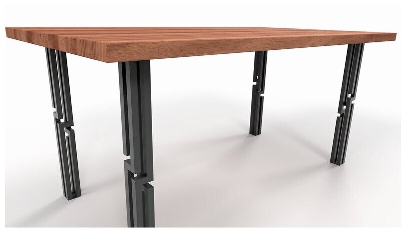 Обеденный прямоугольный универсальный стол в стиле Лофт Модель 41