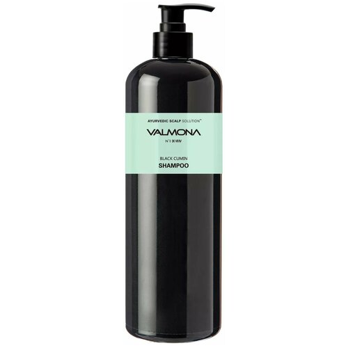 VALMONA Шампунь для волос аюрведа, 480 мл VALMONA Ayurvedic Scalp Solution Black Cumin Shampoo