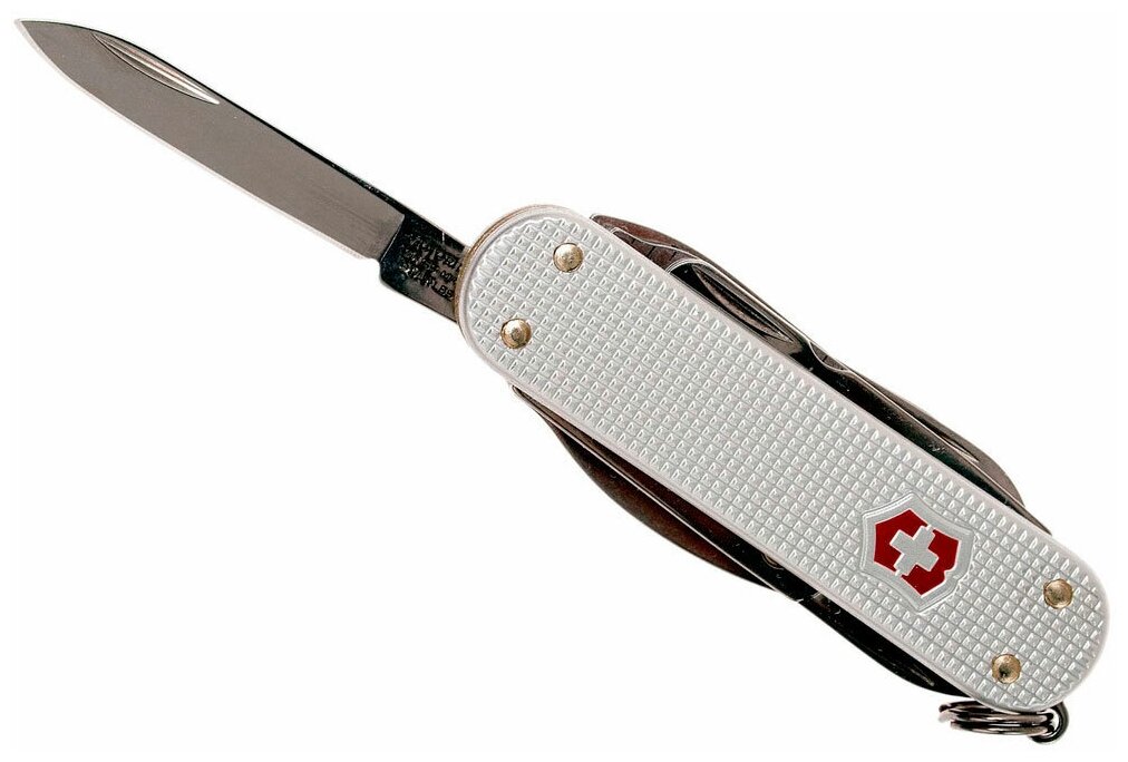 Нож перочинный Victorinox MiniChamp Alox (0.6381.26) 58мм 14функций серебристый - фото №6