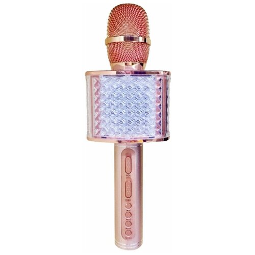 Беспроводной микрофон SU-YOSD YS-87 Bluetooth с подсветкой розовый 180200₽