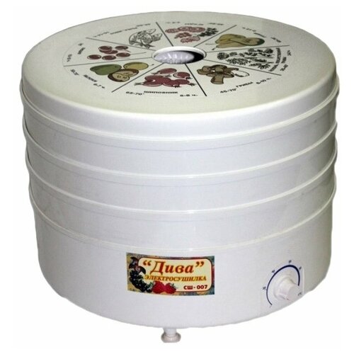 Сушилка для овощей ротор дива СШ-007-04 белый цвуп 415000₽