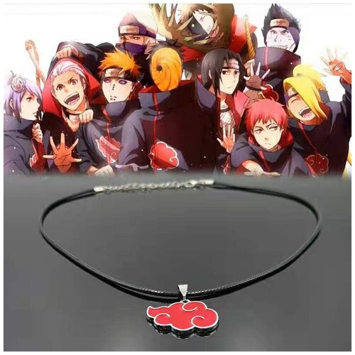 Комплект украшений, длина 50 см, красный akatsuki rings stainless steel white anime cosplay ring akatsuki itachi pain metal finger adult ninja props accessories