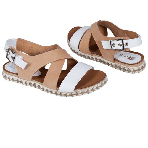 фото Босоножки из натуральной кожи nessi ne-18369 camel