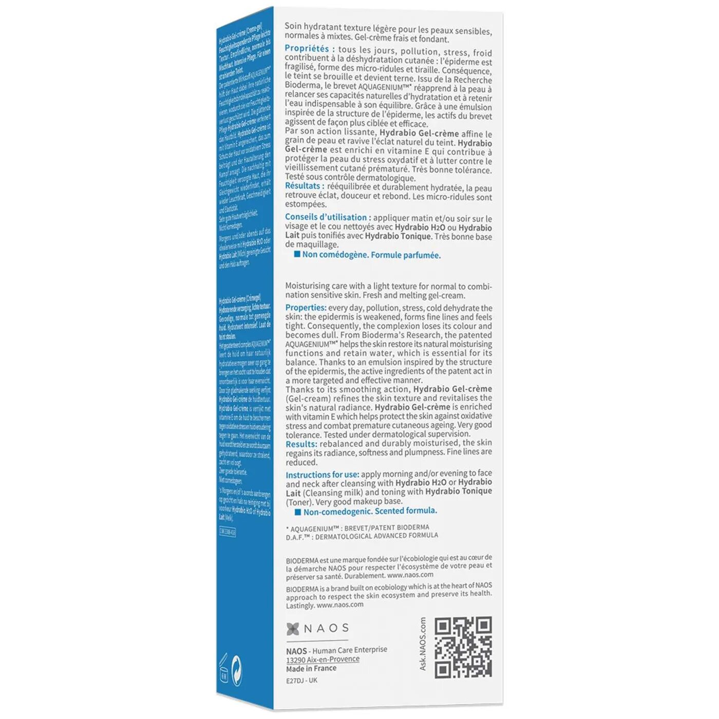 Bioderma Гидрабио Увлажняющий гель-крем с легкой текстурой 40 мл (Bioderma, ) - фото №18