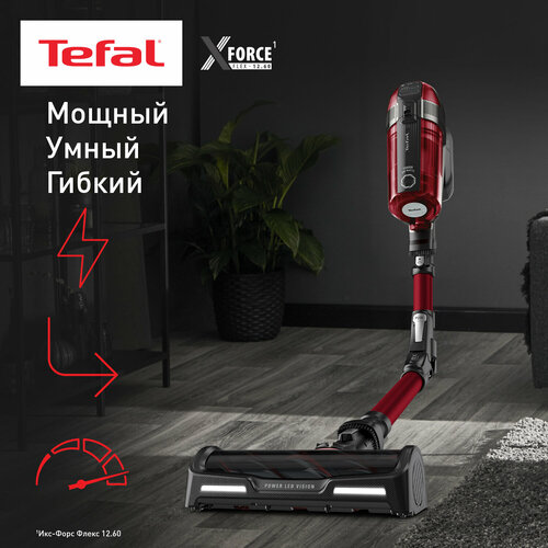 Пылесос Tefal 12.60 TY98A9WO RU, красный/черный
