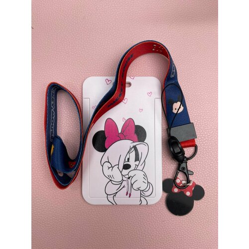 Бейдж Мини Маус белый