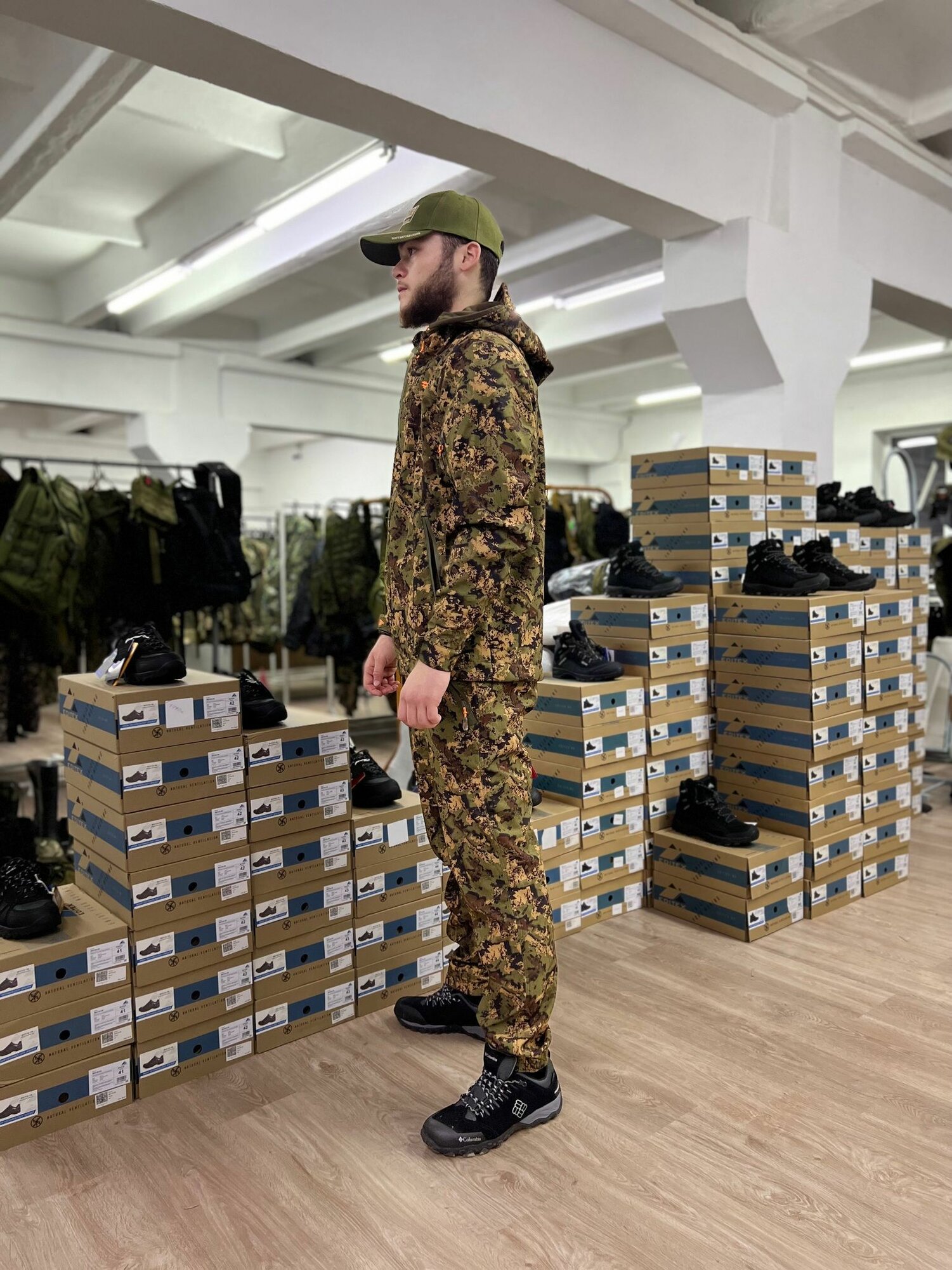 Комплект одежды ГОРЕЦ, размер 48-50/182-188, хаки — фото 1