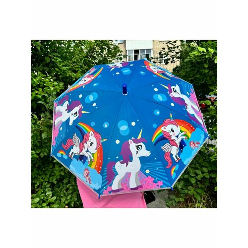 Зонт-трость фиолетовый 630₽