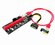 Высокоскоростной USB 3.0 Райзер (Riser) PCI-E 1x-16x с доп. питан...