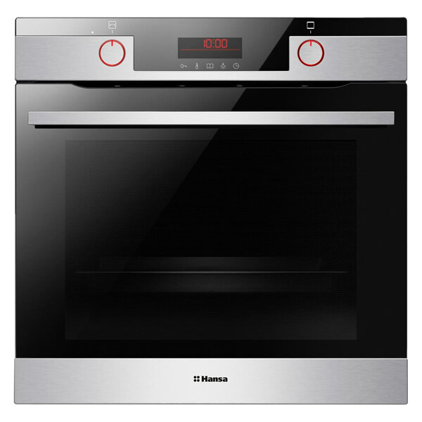 Встраиваемый духовой шкаф Hansa BOEIS696677 электрическая гидролизная очистка черный