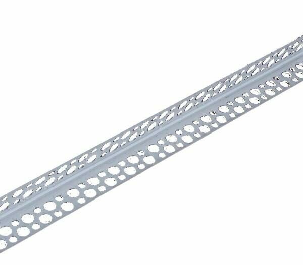 фото Профиль угловой ПВХ штукатурный 3м, 25х25мм