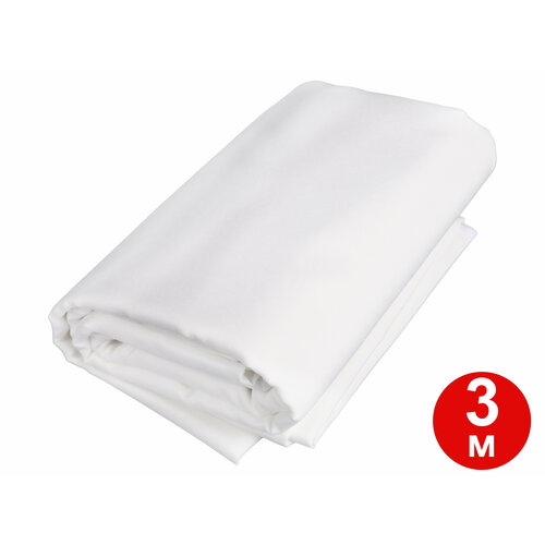 Ткань лавсан молочный арт12151 плотность 160 грм кв ширина 100 см 3 м пог 1972₽