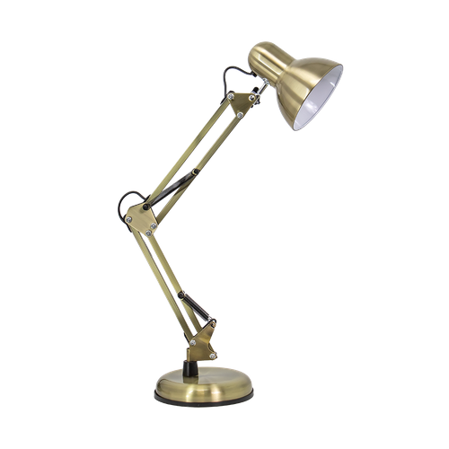 Настольный светильник UltraLIGHT МТ2001 АС E27 60вт основаниеструбцина античная латунь 4610050651679 2829₽