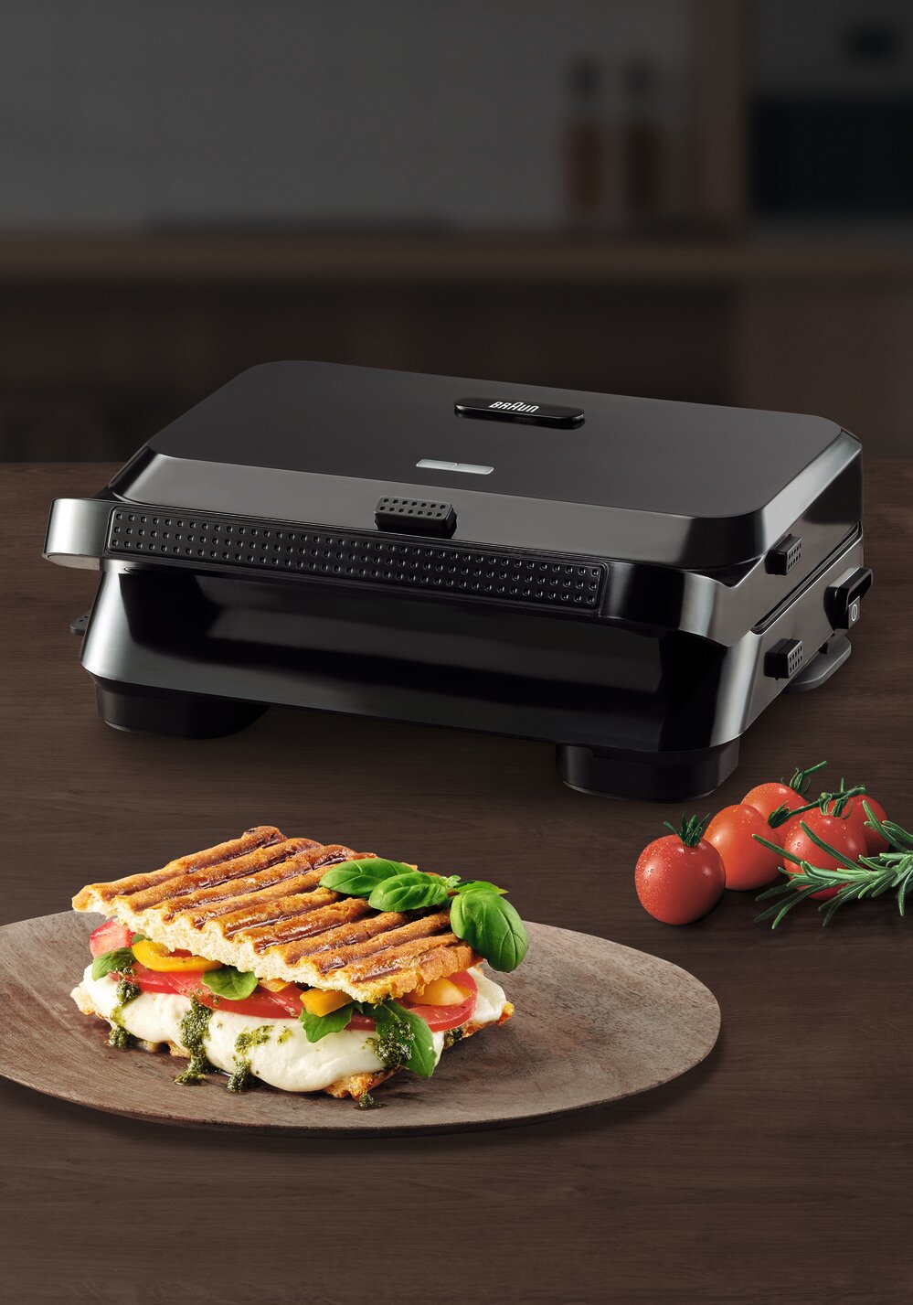 Гриль для сендвичей Braun SnackMaker 5 SM5001 (Цвет: Черный) — фото 1