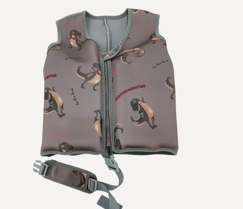 Изображение товара Жилет для плавания, детский, с защитой от выскальзывания, динозавры