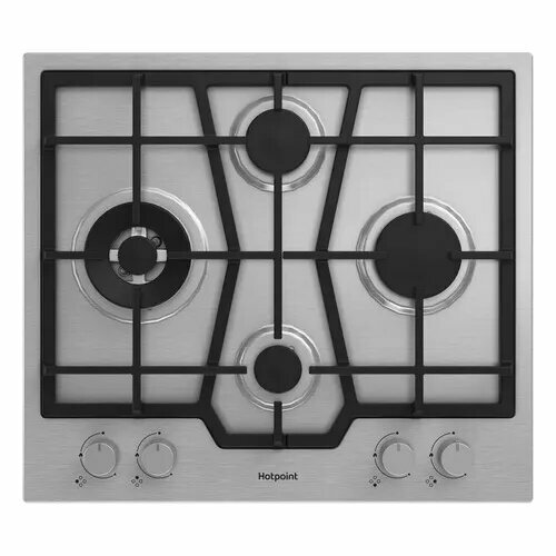 Газовая варочная поверхность Hotpoint HGMT 643 W IX, 60 см, серебристый