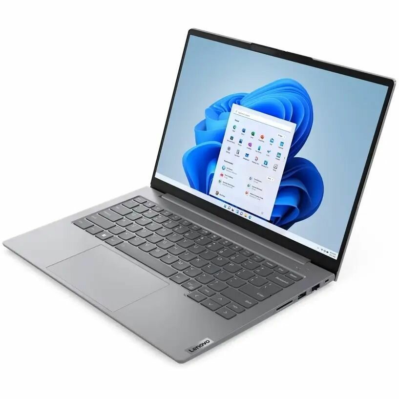 Ноутбук Lenovo ThinkBook 14 G7 IML 21MR0096RU (14", Core Ultra 7 155H/ 16 ГБ/ SSD 512 ГБ/ Graphics) Серый - фото №2